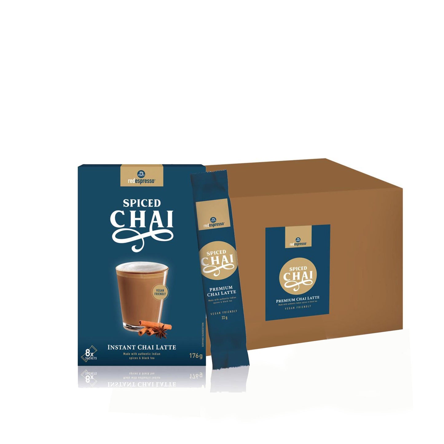 red espresso® - Spiced Chai Latte sachets - vegan friendly