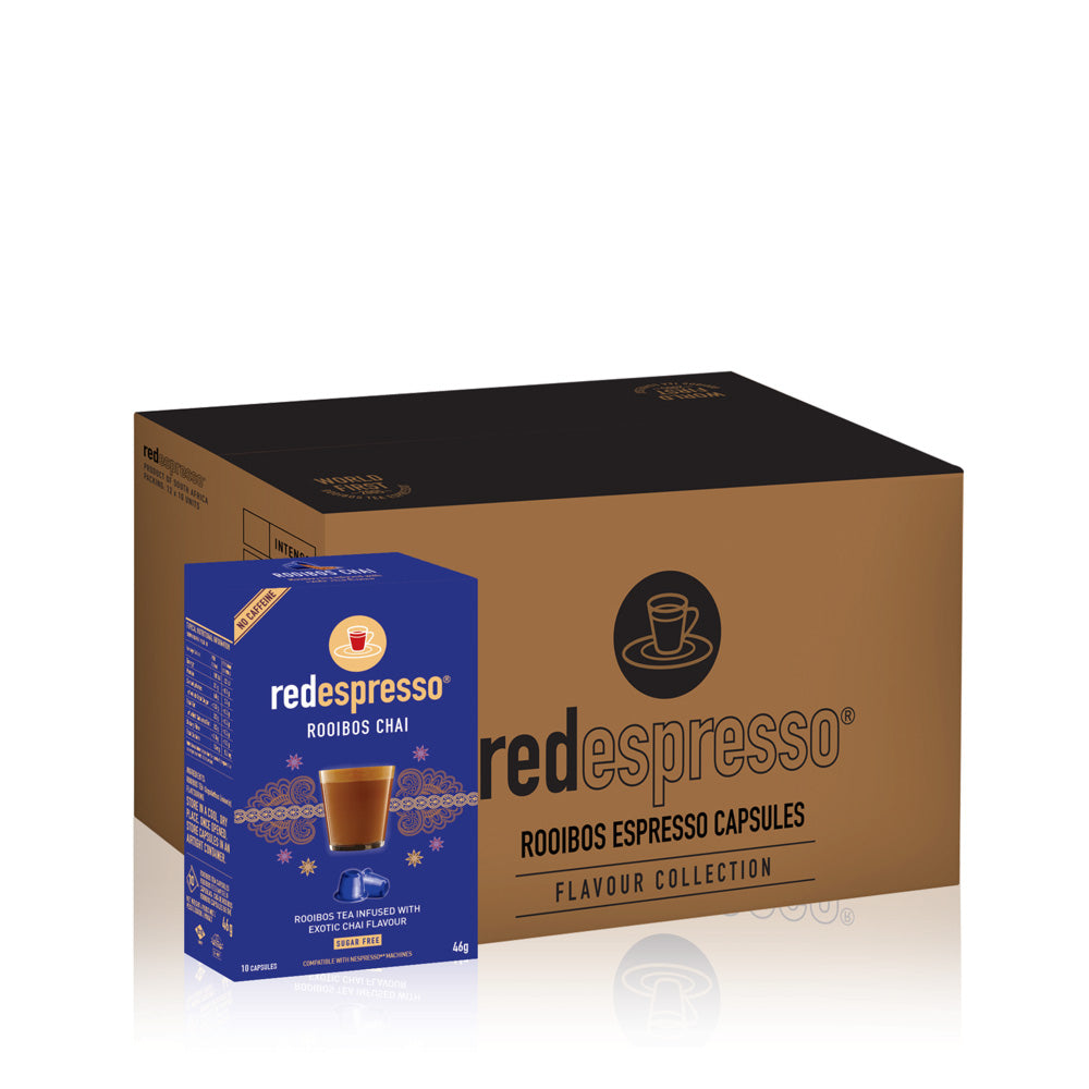 Rooibos Chai red espresso® tea capsules - compatible with Nespresso machines