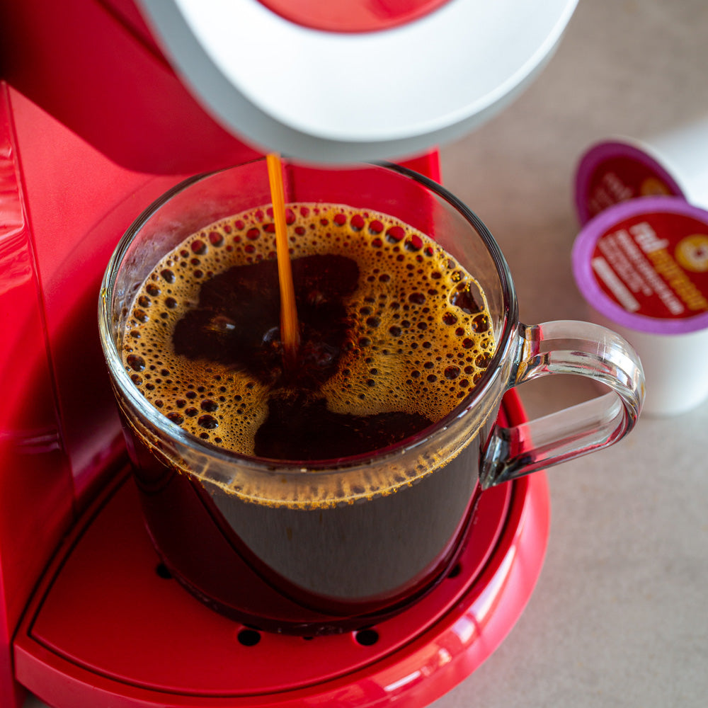 roiboos in a keurig machine from red espresso brand
