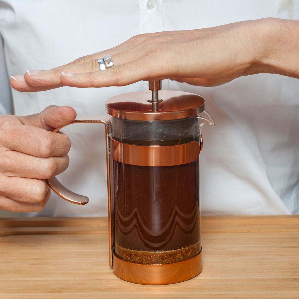 Brew red espresso® Rooibos using your french press