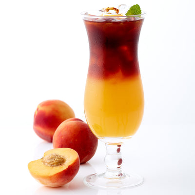 Fresh red® peach iced tea