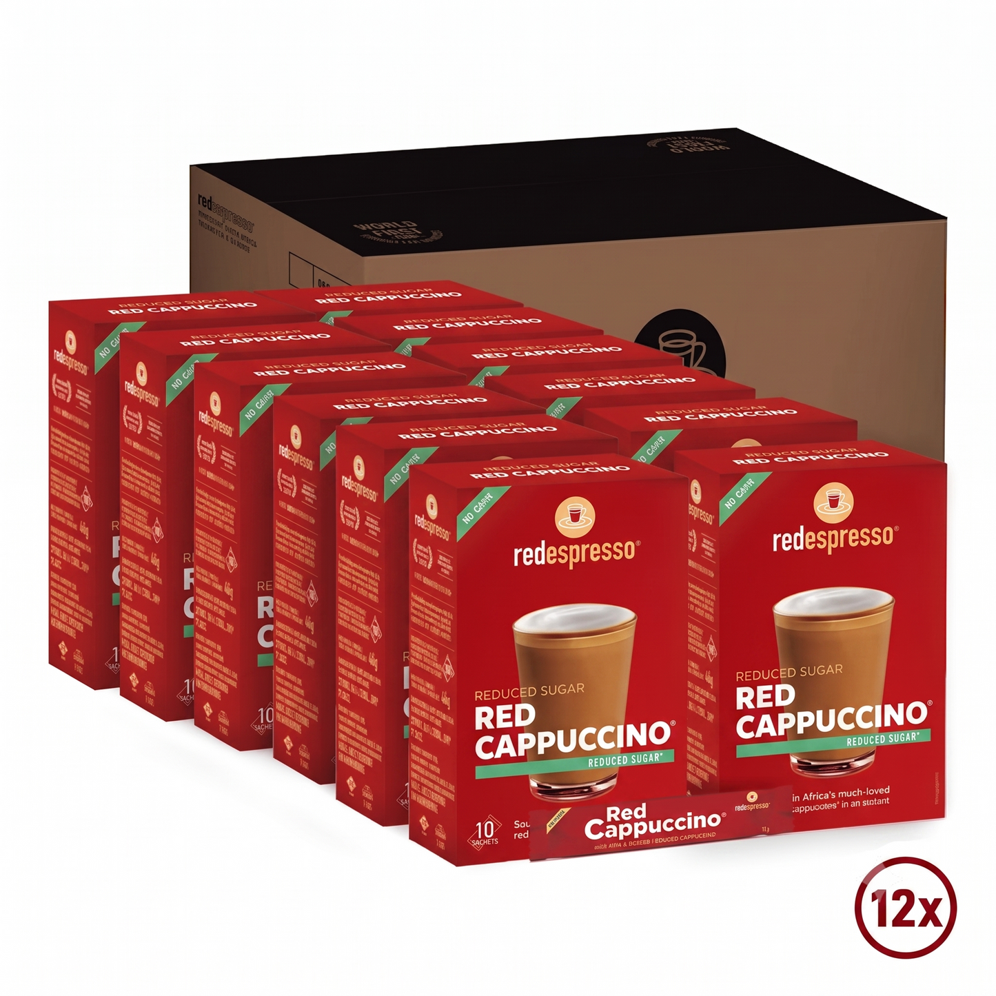Case Red Espresso® - Rooibos Red Cappuccino® Reduced Sugar