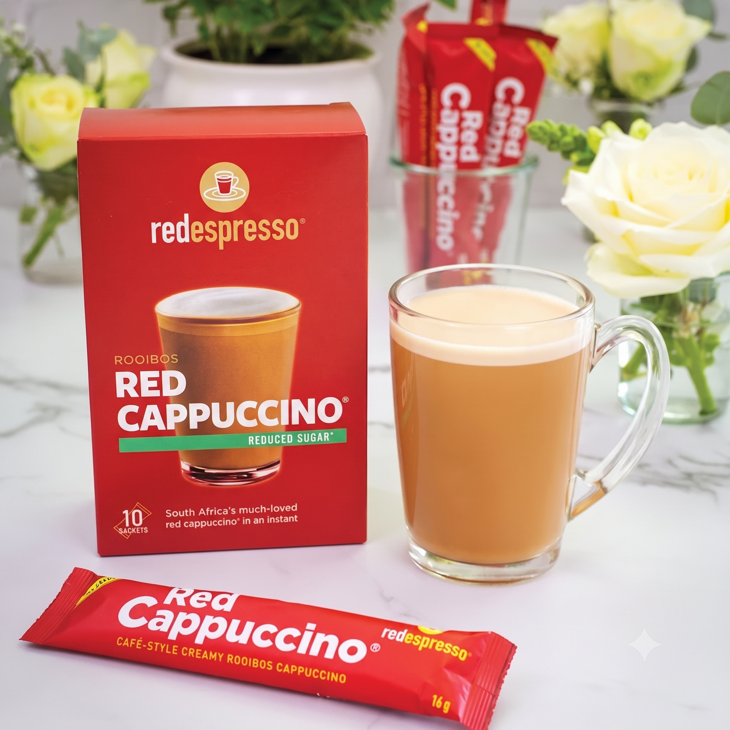 Case Red Espresso® - Rooibos Red Cappuccino® Reduced Sugar