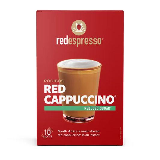 Instant Red Cappuccino® Reduced Sugar Sachets 100g