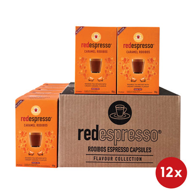 Caramel red espresso® tea 120 capsules - compatible with Nespresso machines