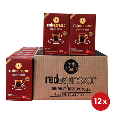 Intenso Rooibos red espresso® tea 120 capsules - compatible with Nespresso machines