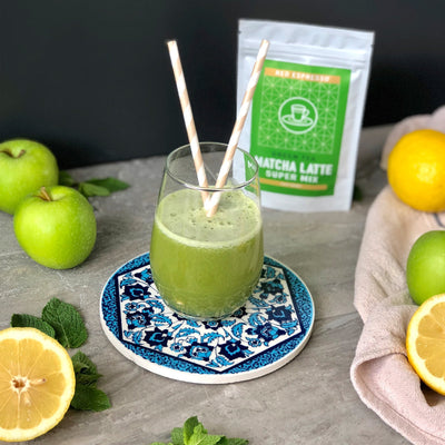 apple matcha green juice