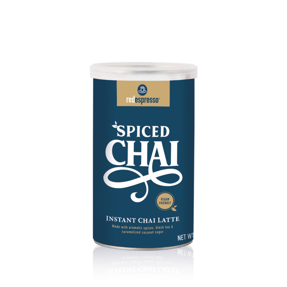 instant spiced chai latte tin from red espresso brand